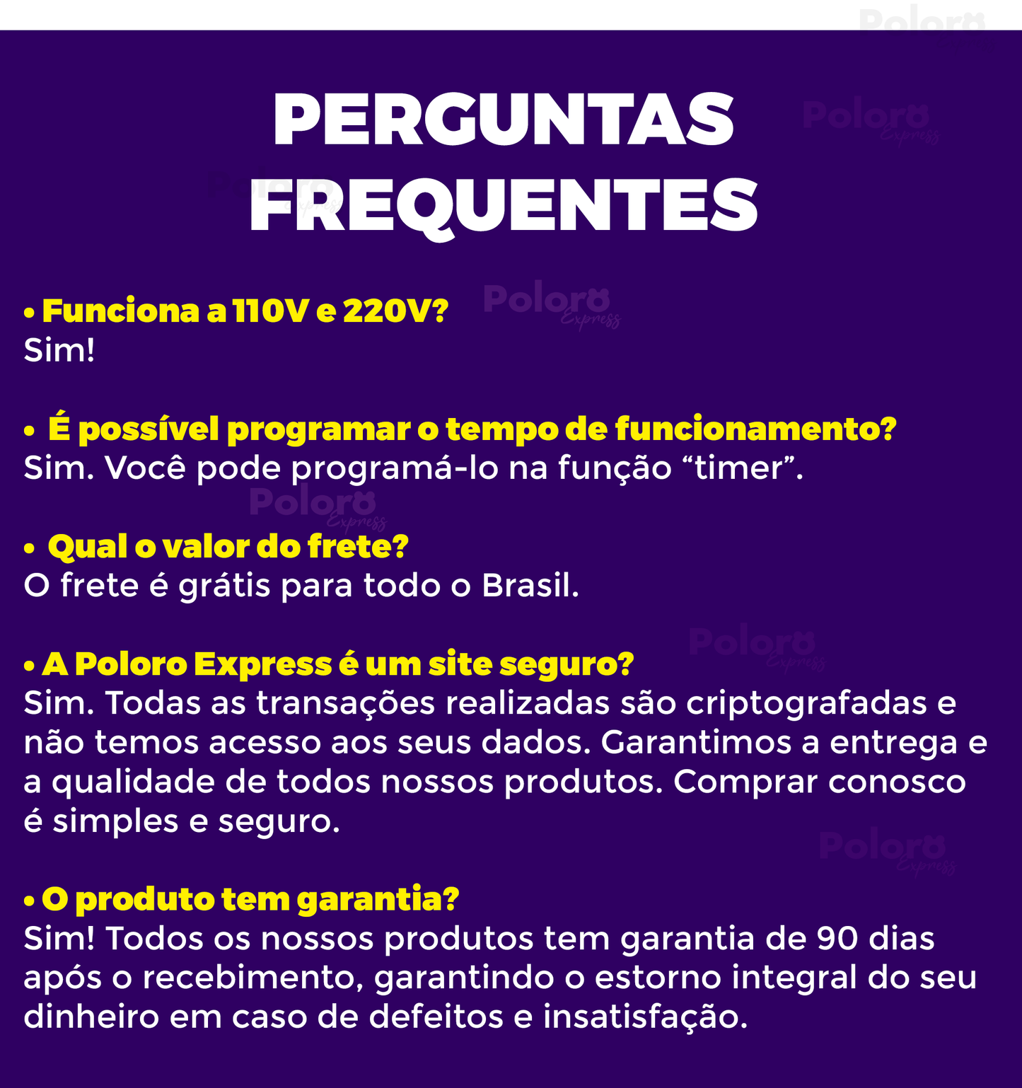 Mini aquecedor PolloHeater® - Controle Remoto de Brinde
