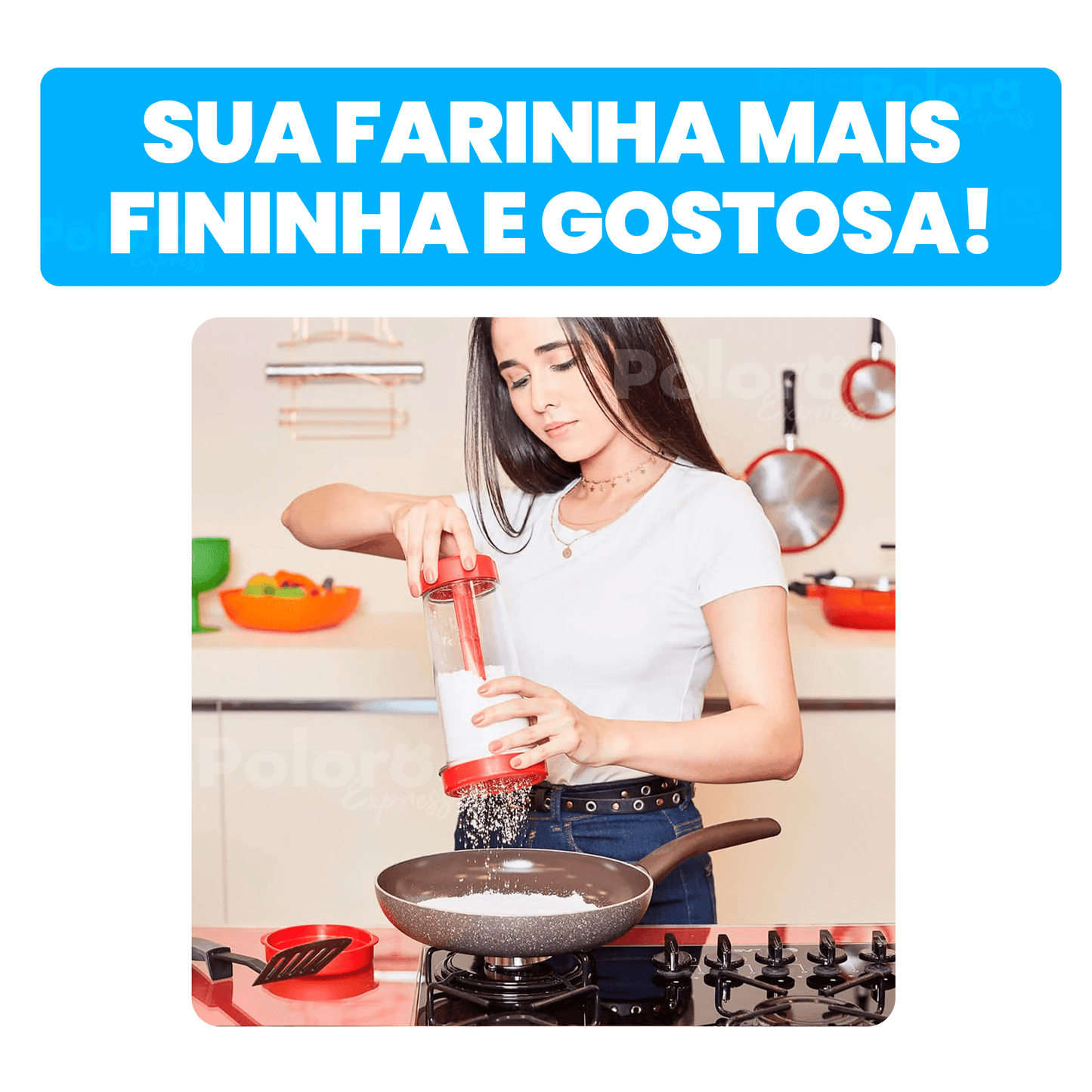 Tapioqueira Rotativa SlimFlour® - LEVE 2 E ECONOMIZE - poloroexpress