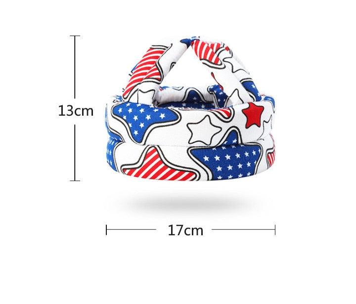 Capacete Protetor de Cabeça Infantil SafeKids® - LEVE 2 JOELHEIRAS DE BRINDE - poloroexpress