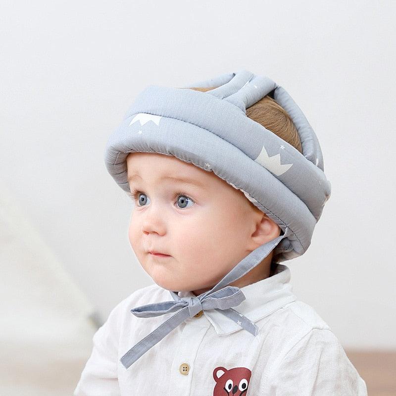 Capacete Protetor de Cabeça Infantil SafeKids® - LEVE 2 JOELHEIRAS DE BRINDE - poloroexpress