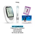 Medidor de Glicose e Glicemia Pollo® - Kit Diabetes