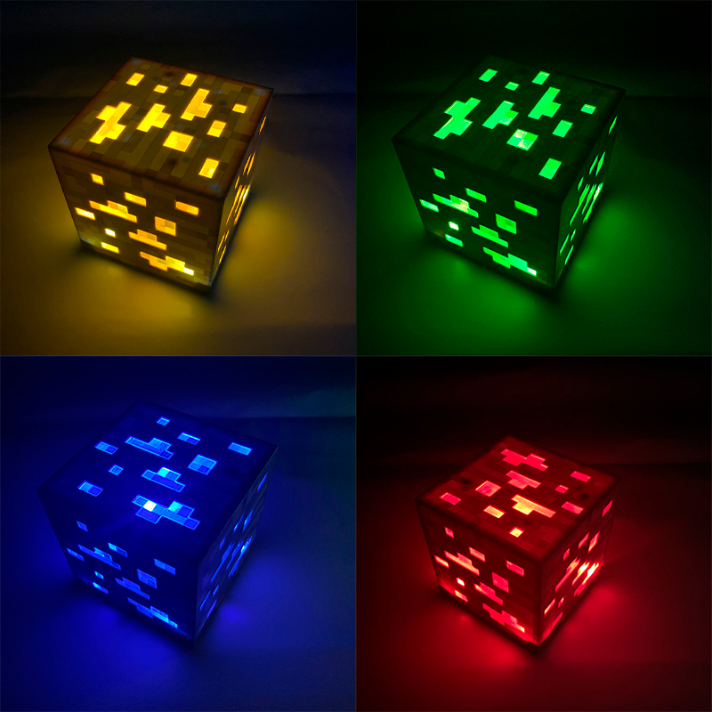 Luminária de Stones do Minecraft - Minérios Decorativos