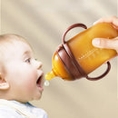 Mamadeira Pollo® de Silicone para Desmame 250ml - Simula o Bico Materno