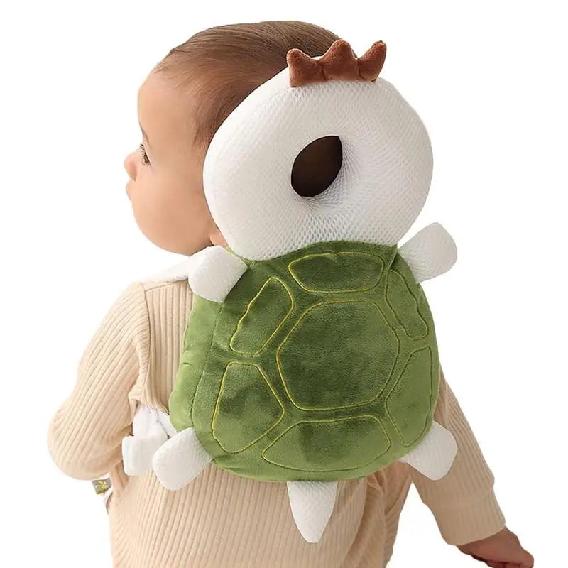 Almofada Protetora de Cabeça para Bebês TortuPollo® - Antiquedas
