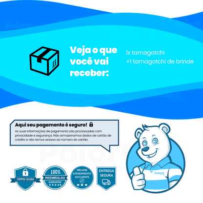 Tamagotchi - Bichinho Virtual (PAGUE 1 LEVE 2) - poloroexpress