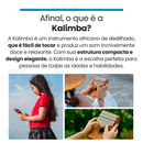 Kalimba Pollo® 17 teclas ergonômica - LEVE 6 BRINDES - poloroexpress