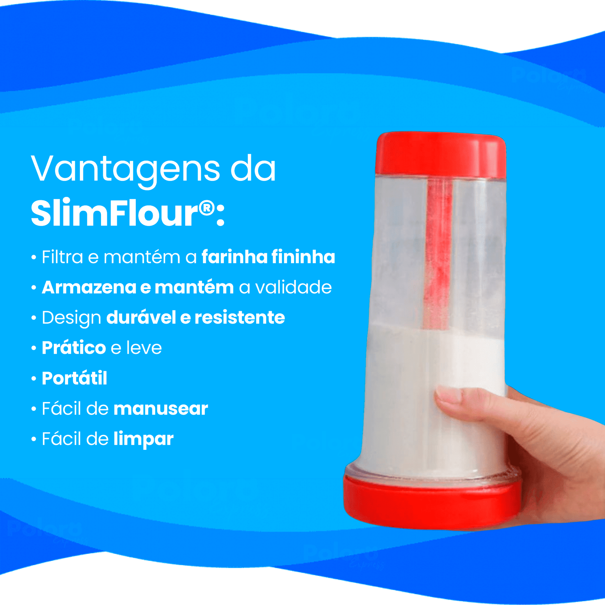 Tapioqueira Rotativa SlimFlour® - LEVE 2 E ECONOMIZE - poloroexpress