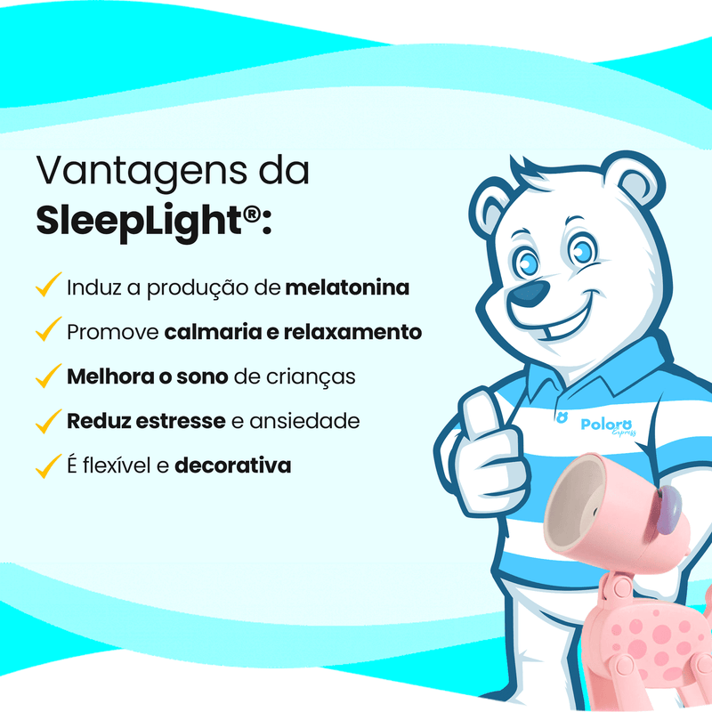 Luminária SleepLight® para o Sono de Crianças - PAGUE 1 LEVE 2 - poloroexpress