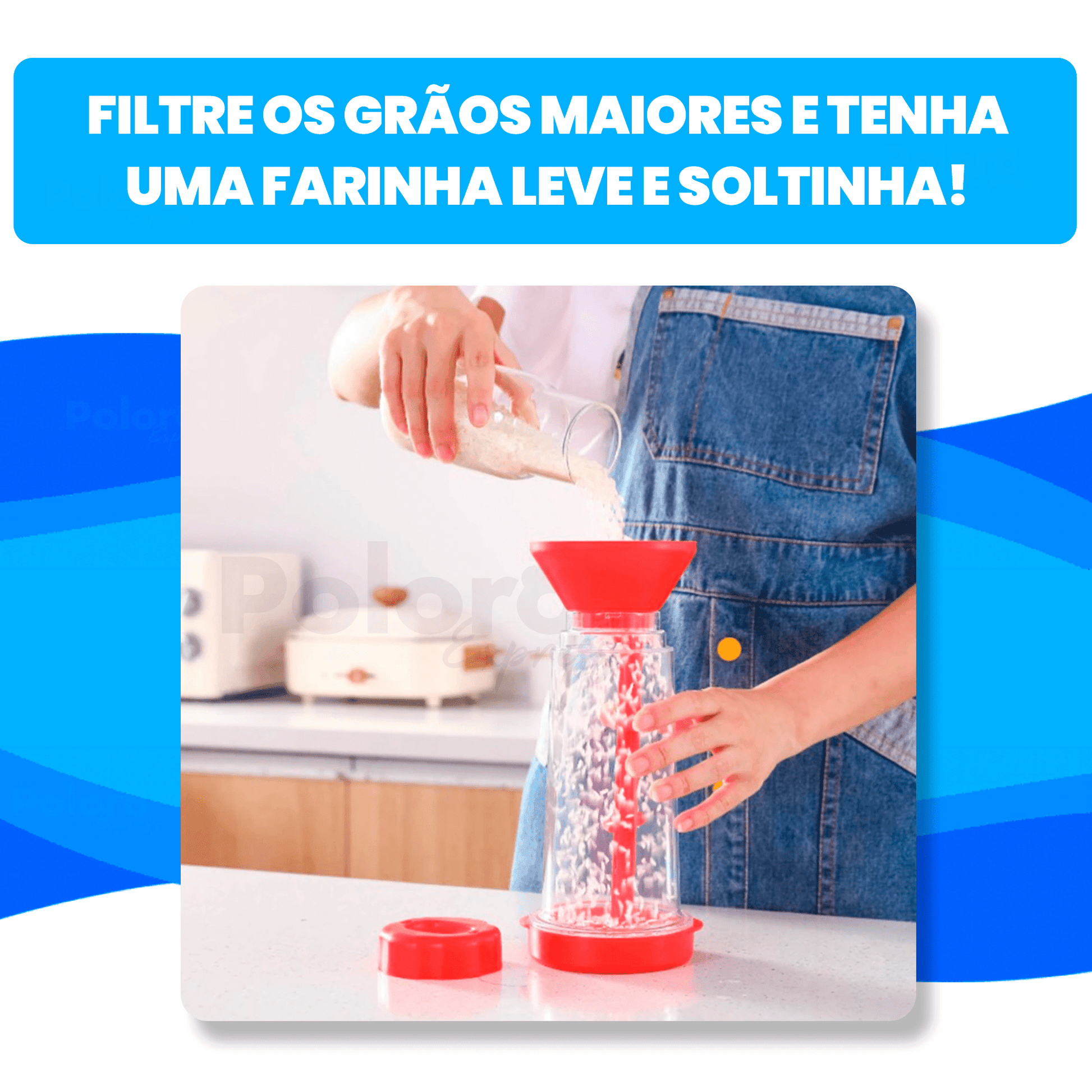 Tapioqueira Rotativa SlimFlour® - LEVE 2 E ECONOMIZE - poloroexpress