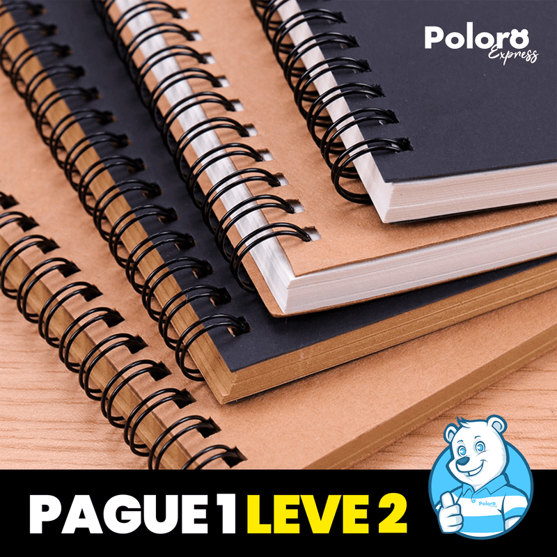 Caderno de Esboços Folhas Premium - PAGUE 1 LEVE 2 - poloroexpress