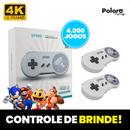Videogame Retrô Pollo® 4000 Jogos + 2 controles de brinde (Resolução 4K Ultra HD) - poloroexpress