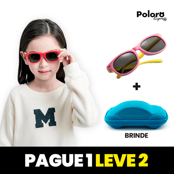 Óculos Infantil Polarizado SummerKids® - PAGUE 1 LEVE 2 + Estojos de BRINDE - poloroexpress
