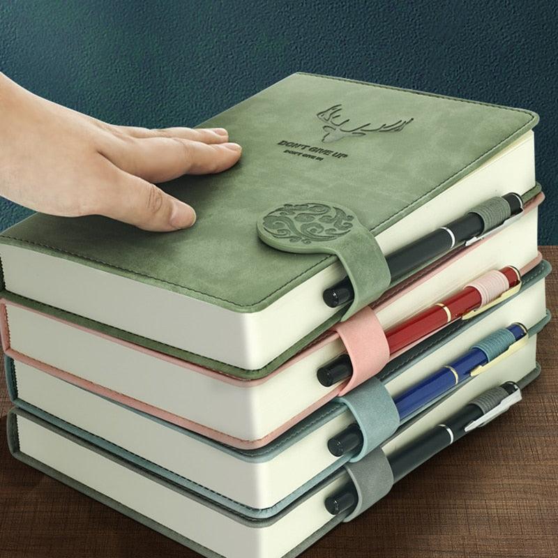 Caderno de Couro Macio LuxBook®  - 200 Páginas - poloroexpress