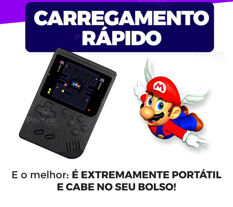 MiniGame Retrô Pollo® HD - 400 Jogos Nostálgicos