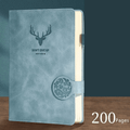 Caderno de Couro Macio LuxBook®  - 200 Páginas - poloroexpress
