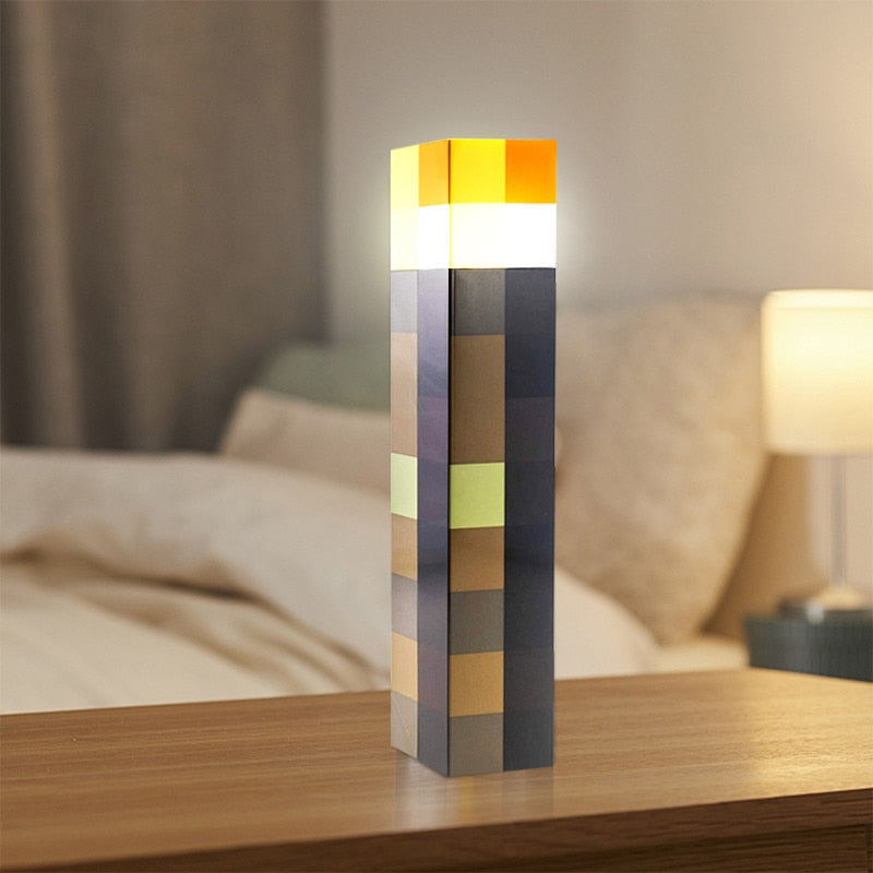 Luminária de Brownstone - Tocha do Minecraft Decorativa