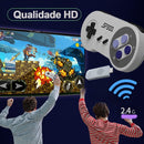 Videogame Retrô Pollo® 4000 Jogos + 2 controles de brinde (Resolução 4K Ultra HD) - poloroexpress