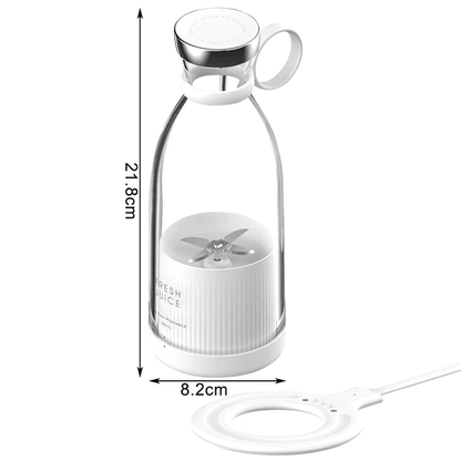 Mini Liquidificador Portátil - Carregamento USB - Lâminas duplas. - poloroexpress